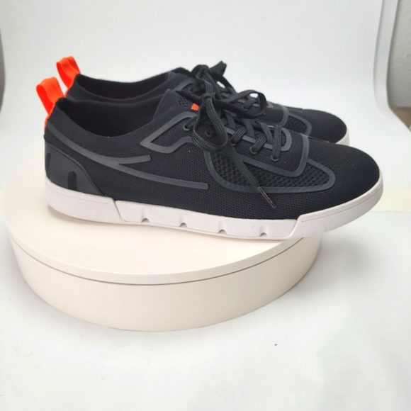 Men's Swims lace up black sneakers - Picture 5 of 10